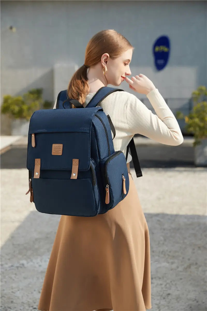 sac à langer sac à dos bleu